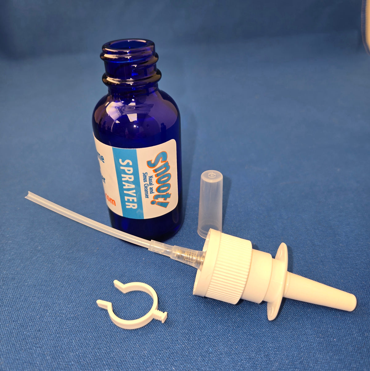 Snoot! Cleanser 2 Pack (Strong Formula)+2 Cobalt Blue Nasal Sprayers