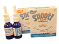 Snoot! Cleanser 2 Pack (1 Mild Formula & 1 Strong Formula)+2 Cobalt Blue Nasal Sprayers