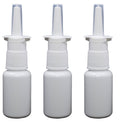 Snoot! 20ml Nasal Pump Sprayer & Bottle Sets 3 Pack-NO LABELS