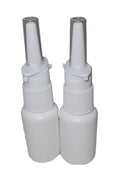 Snoot! 30ml Nasal Pump Sprayer & Bottle Sets 2 Pack-NO LABELS
