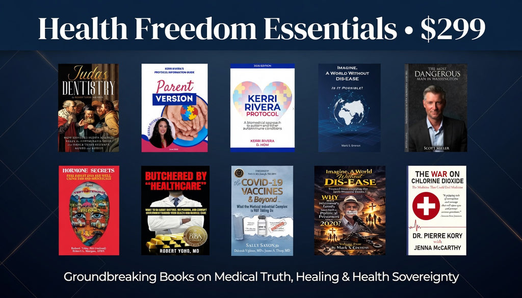 Health Freedom Essentials aka the Banned Book Bundle... includes FREE Shipping!  + Dr Mary Talley Bowden's new release!