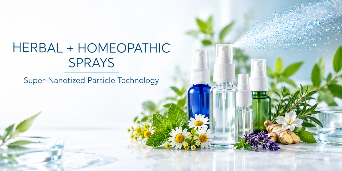 Homeopathic & Herbal Super Nanotized Sample Spray Set