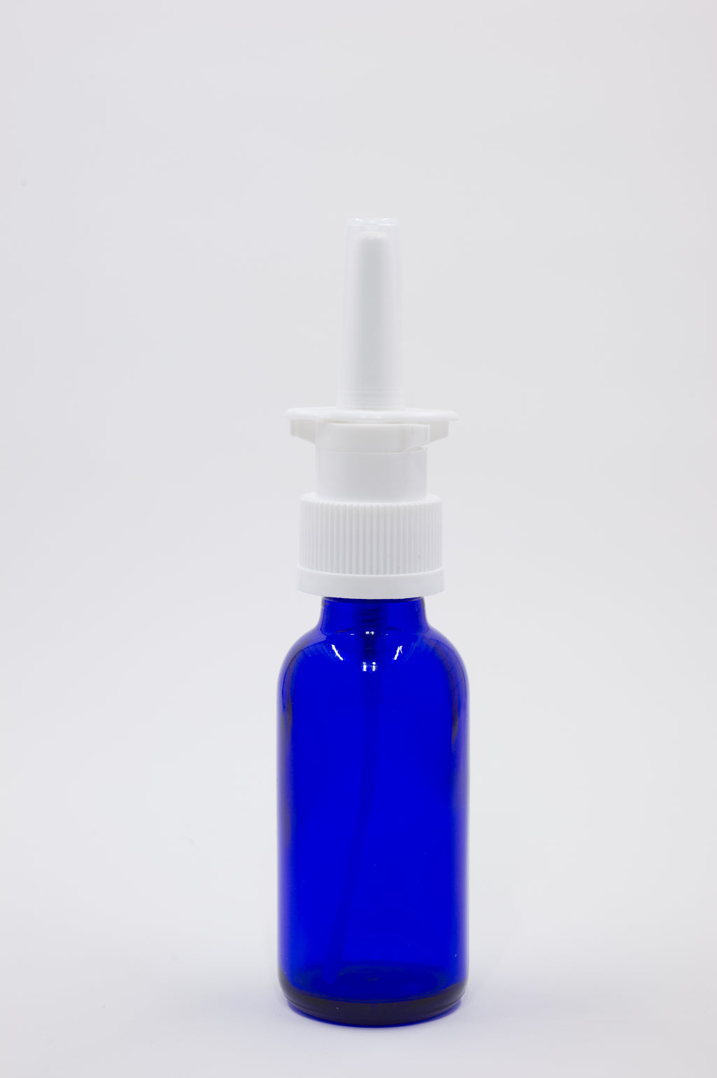 Nasal Sprayer Top & Bottle Sets-30 ml Cobalt Blue Glass Bottles and NASAL Tops- 120 Pack-EMPTY-Unassembled