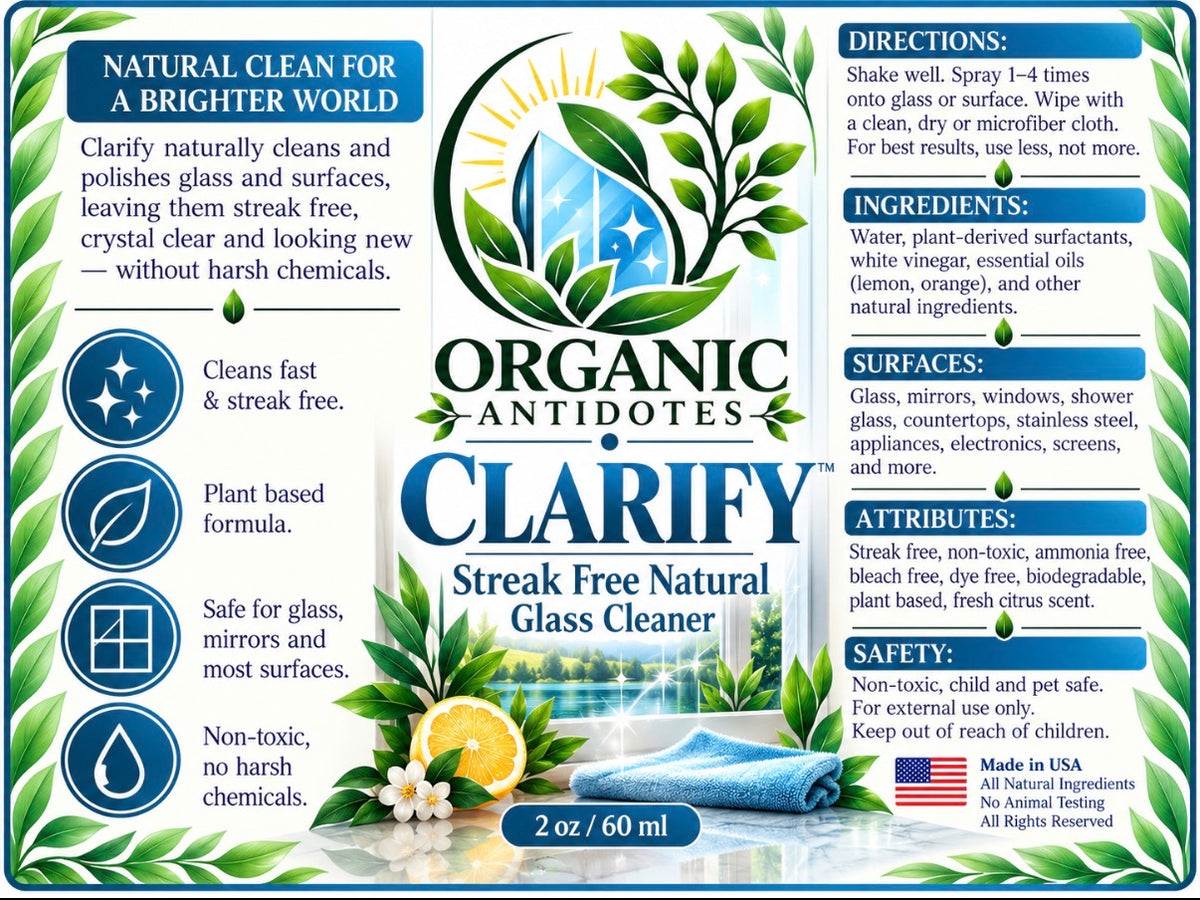 Clarify- Natural Glass Cleaner