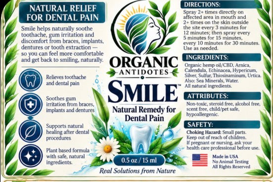 Smile- Natural remedy for Dental Pain