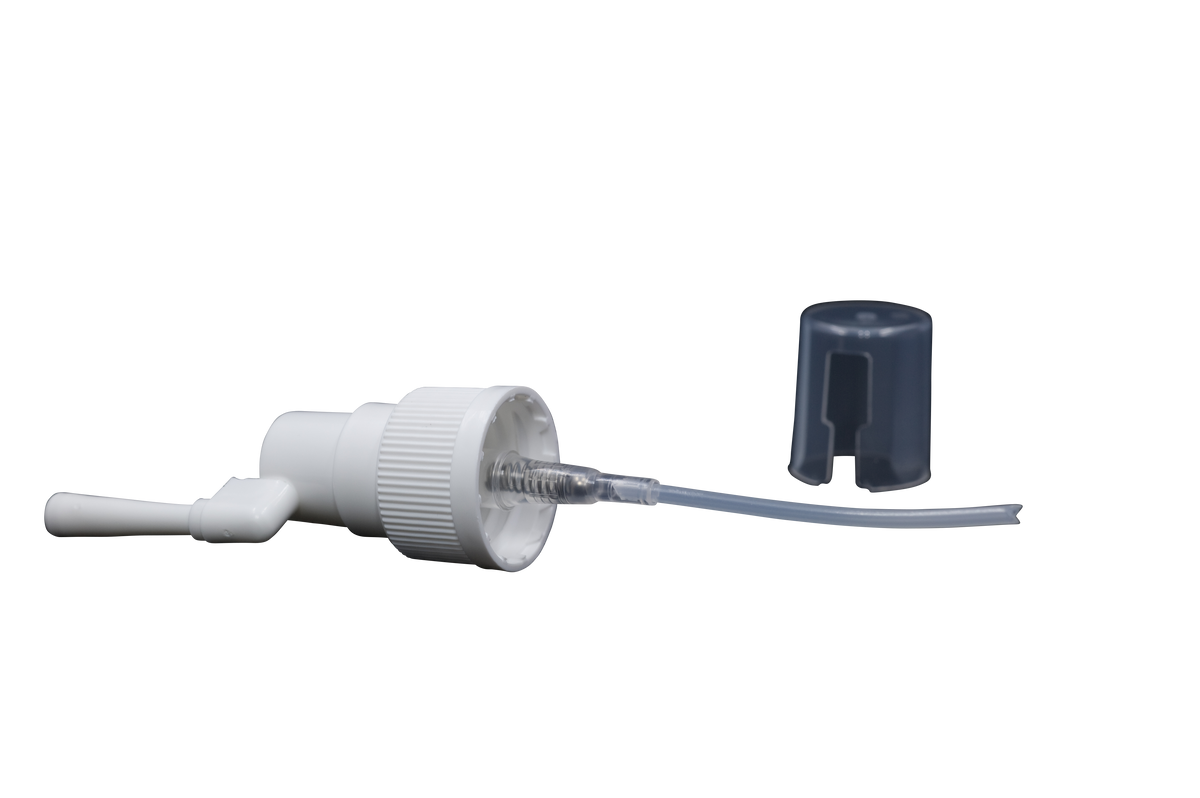 Oral/Throat/Swivel Sprayer Top & Bottle Sets-30 ml Cobalt Blue Glass bottles and ORAL Tops-120-Pack-EMPTY-Unassembled