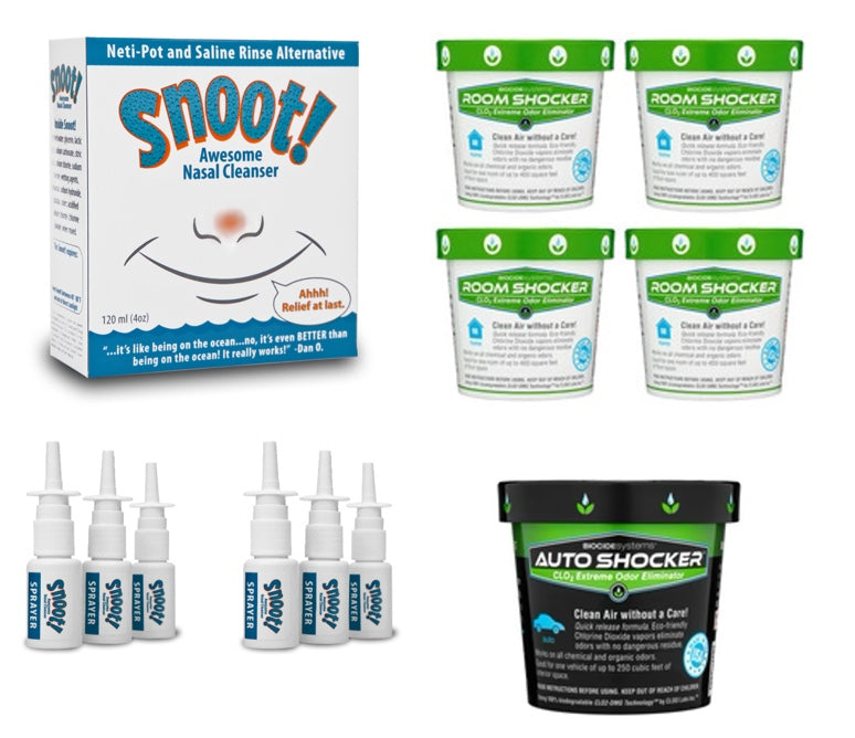 SoCal Smoke Special (Strong Kit + 6 Nasal Sprayers & Room & Auto Smoke Eliminator)