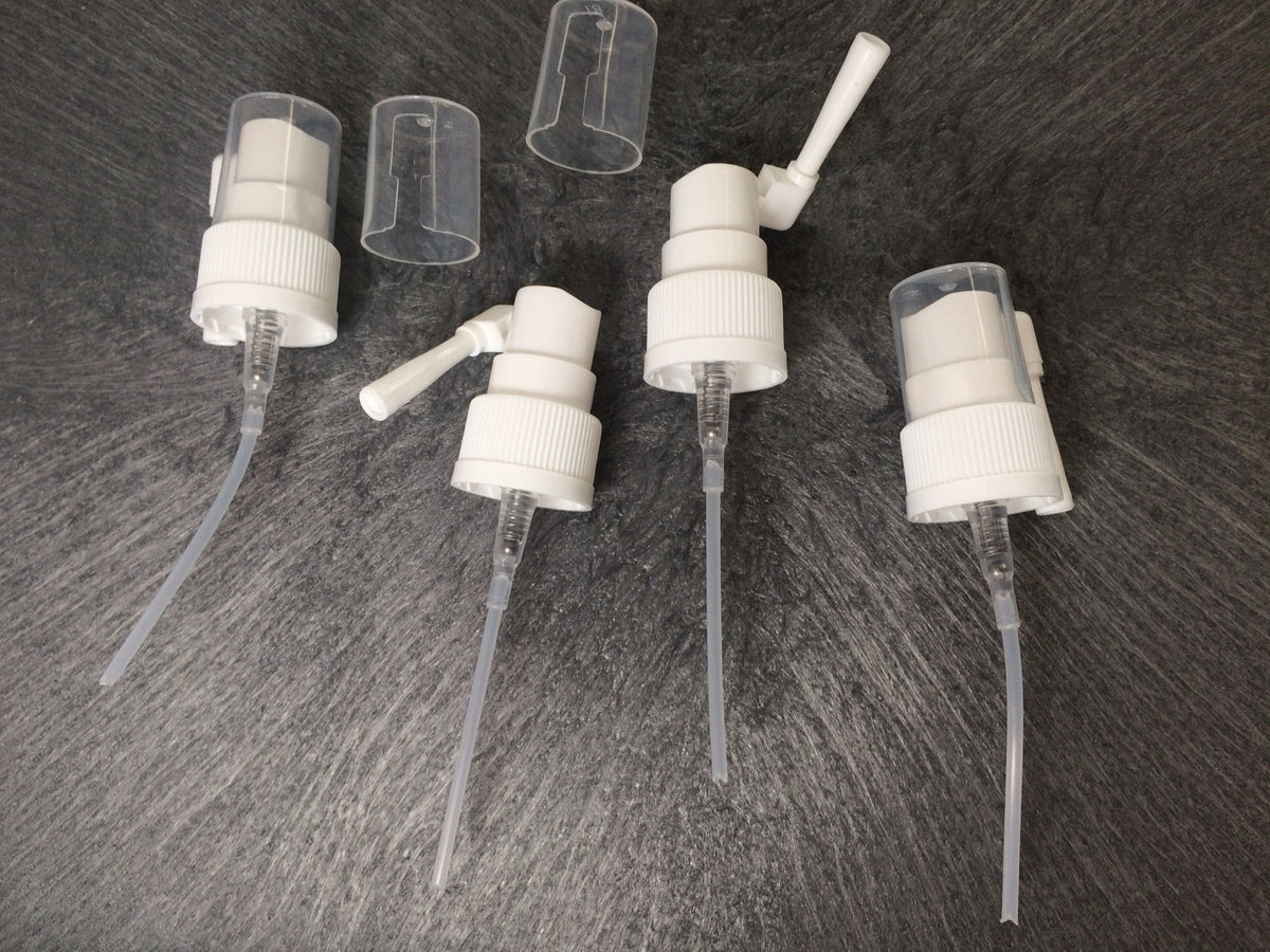 Oral/Swivel Sprayer Top - no bottle. Bag of 120 Tops Only - Fits 30 ml Glass Bottles