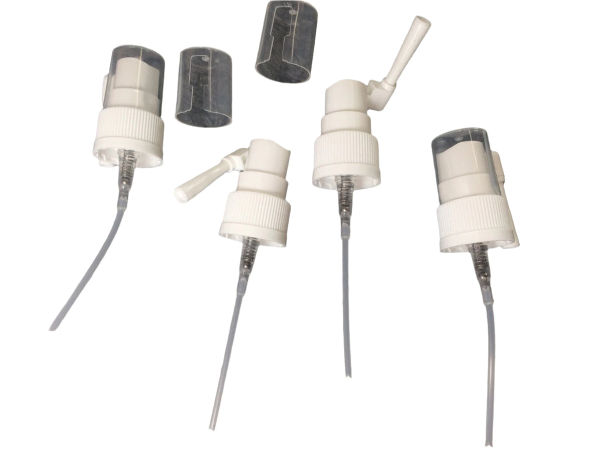 Replacement Sprayer Tops for 30 ml Glass Bottles - Oral/Swivel Tip